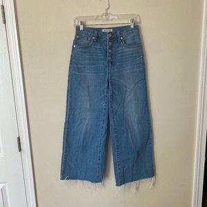 Madewell Jean- WIDE LEG CROP